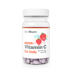 GymBeam Vitamín C, tablety na cmúľanie pre deti jahoda odhadovaná cena: 5.95 EUR