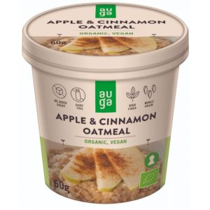 Auga Celozrnná ovsená kaša bio 12 x 60 g jablko škorica ODHADOVANÁ CENA: 21.95 EUR