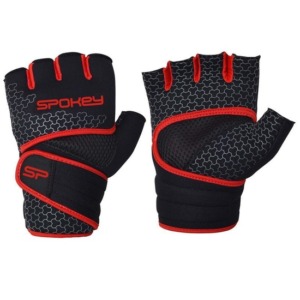 Neoprénové fitness rukavice Spokey LAVA čierno-červené ODHADOVANÁ CENA: 23.1 EUR (€)