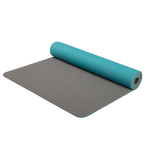 Podložka na jógu Yoga Mat dvojvrstvová materiál TPE tyrkys / šedá odhadovaná cena: 30.6 EUR