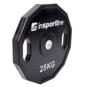 Pogumovaný kotúč inSPORTline Ruberton 25 kg 30 mm odhadovaná cena: 109.9 EUR