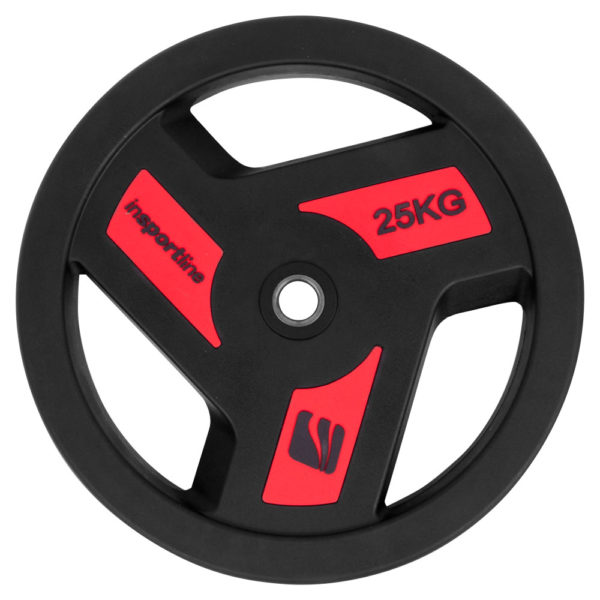 Pogumovaný kotúč inSPORTline Herk 25kg 30 mm ODHADOVANÁ CENA: 149.9 EUR (€)