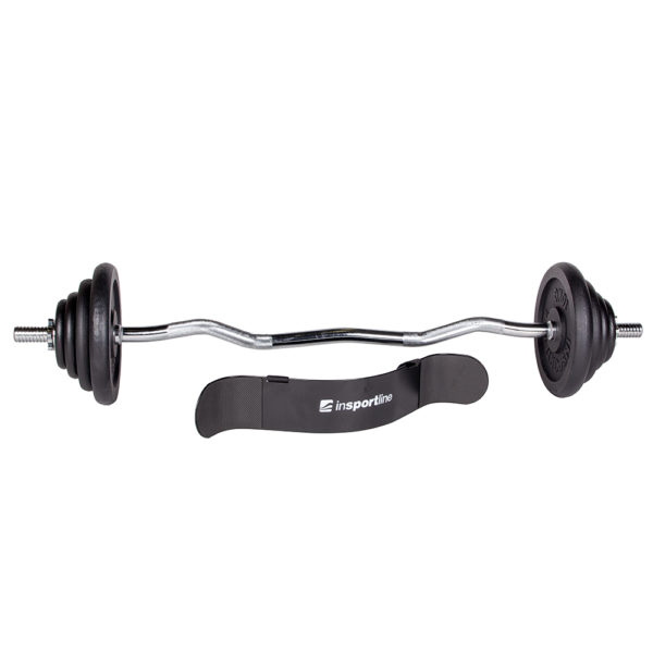 Nakladací činkový set inSPORTline Castblack 120 cm/30 mm 45 kg odhadovaná cena: 182.9 EUR