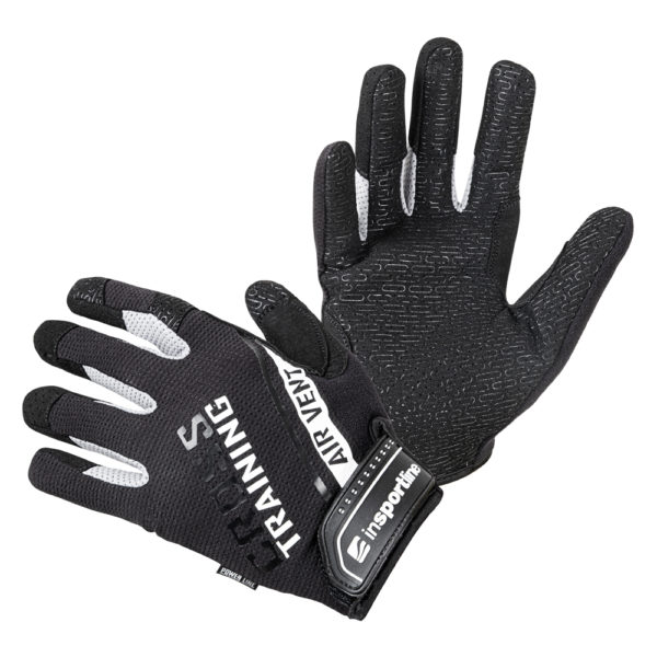 Fitness rukavice inSPORTline Taladaro čierno-biela – S ODHADOVANÁ CENA: 19.7 EUR (€)