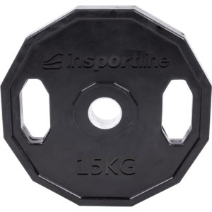 Pogumovaný olympijský kotúč inSPORTline Ruberton 15 kg 50 mm odhadovaná cena: 64.9 EUR