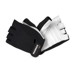 Fitness rukavice MadMax Basic bielo-čierna – M ODHADOVANÁ CENA: 6.2 EUR (€)