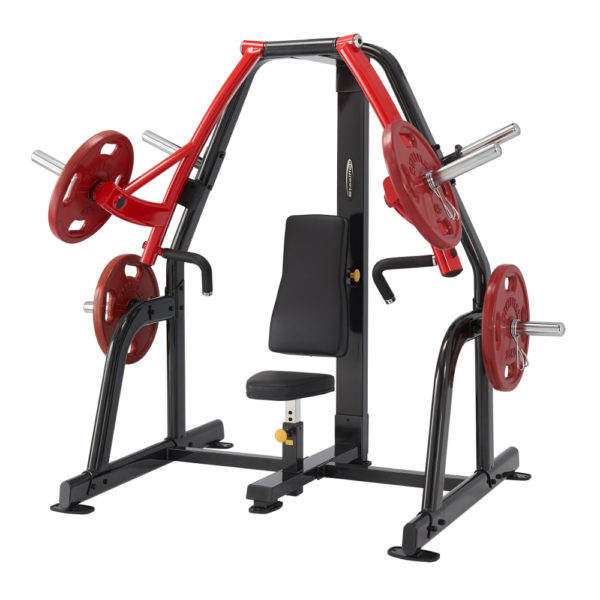 Tlak na prsia v sede Steelflex Plateload Line PSBP čierno-červená odhadovaná cena: 1699.9 EUR