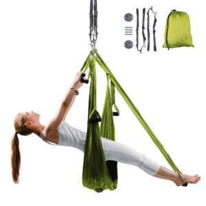 Popruhy na aero jogu inSPORTline Hemmok zelené s držiakmi a lanami odhadovaná cena: 109.5 EUR