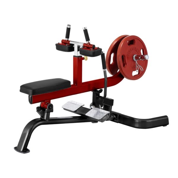 Výpony na lýtka v sede Steelflex PlateLoad Line PLSC čierno-červená odhadovaná cena: 929.9 EUR