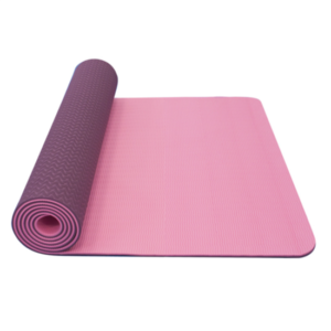 Podložka na jógu YATE yoga mat dvojvrstvová / ružová / fialová / materiál TPE odhadovaná cena: 27.6 EUR