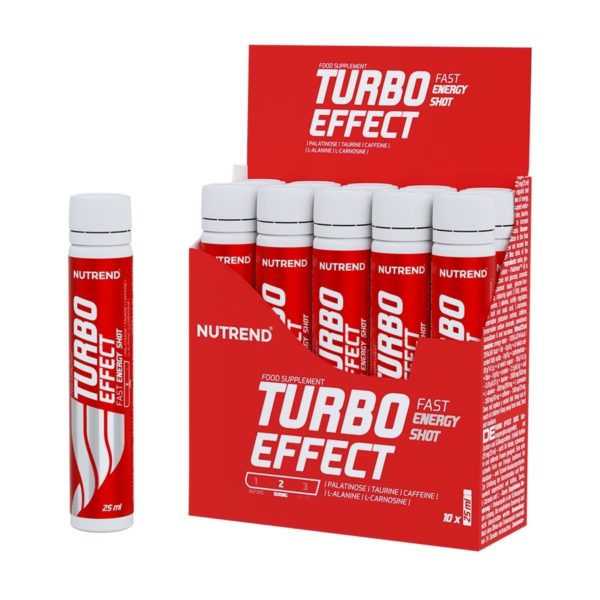 Energetický shot Nutrend Turbo Effect Shot 10×25 ml ODHADOVANÁ CENA: 13.3 EUR (€)