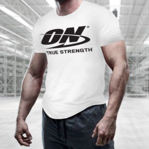 Optimum Nutrition Men´s T-shirt True Strength White  XXL odhadovaná cena: 14.95 EUR