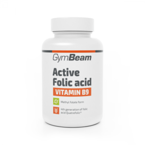 GymBeam Active Folic acid (Vitamín B9) 60 kaps. odhadovaná cena: 7.95 EUR