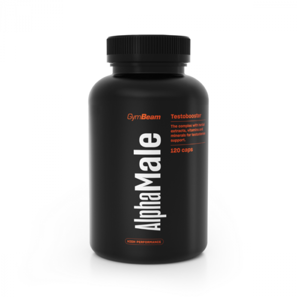 GymBeam AlphaMale TestoBooster 120 kaps. odhadovaná cena: 16.5 EUR