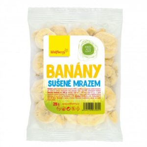 Wolfberry banány sušené mrazom 6 x 20 g odhadovaná cena: 10.95 EUR