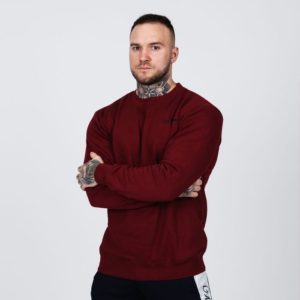 GymBeam Mikina Basic Jumper Burgundy  SS odhadovaná cena: 9.95 EUR