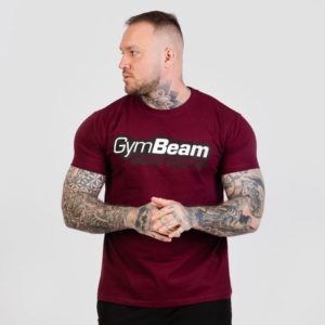 GymBeam Tričko Beam Burgundy  XXLXXL odhadovaná cena: 12.95 EUR