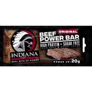 Indiana Jerky Power bar original 20 g odhadovaná cena: 1.95 EUR