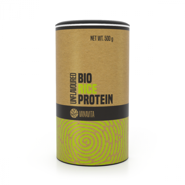 VanaVita BIO Ryžový proteín 500 g bez príchute odhadovaná cena: 14.5 EUR