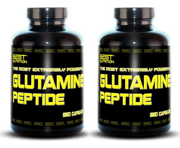 1+1 Zadarmo: Glutamine Peptide od Best Nutrition 250 kaps + 250 kaps. ODHADOVANÁ CENA: 33,90 EUR
