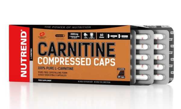 Carnitine Compressed Caps – Nutrend 120 kaps. ODHADOVANÁ CENA: 33,90 EUR