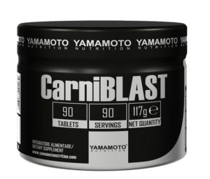 CarniBLAST (obsahuje 3 druhy karnitínu) – Yamamoto 90 tbl. ODHADOVANÁ CENA: 35,90 EUR