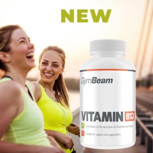 Vitamin B12 – GymBeam 90 tbl. odhadovaná cena: 3,95 EUR