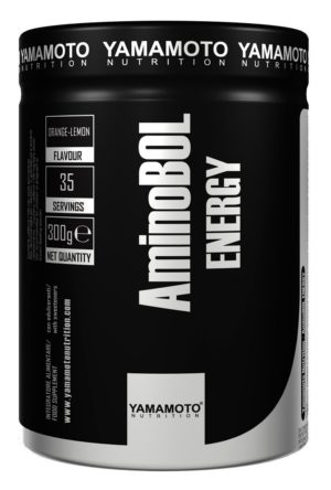 AminoBol Energy (predtréningová BCAA formula) – Yamamoto 300 g Orange-Lemon ODHADOVANÁ CENA: 38,90 EUR