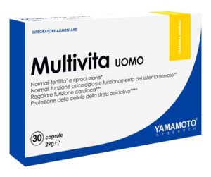 Multivita Uomo (zostavený špeciálne pre potreby mužov) – Yamamoto  30 kaps. odhadovaná cena: 17,90 EUR
