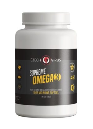 Supreme Omega 3 – Czech Virus 90 softgels odhadovaná cena: 14,90 EUR