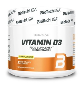 Vitamin D3 práškový – Biotech USA 150 g Lemon ODHADOVANÁ CENA: 14,90 EUR