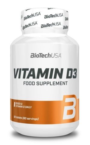 Vitamin D3 tbl. – Biotech USA 60 tbl. odhadovaná cena: 10,90 EUR