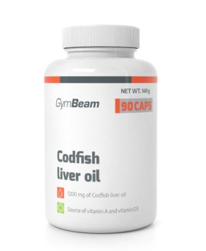 Codfish Liver Oil – GymBeam 90 kaps. odhadovaná cena: 5,95 EUR