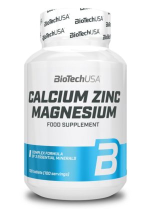 Calcium Zinc Magnesium – Biotech USA 100 tbl ODHADOVANÁ CENA: 12,90 EUR