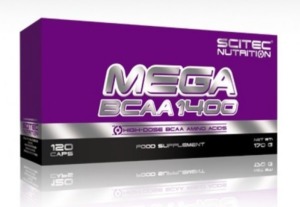 Mega BCAA 1400 – Scitec Nutrition 120 kaps. odhadovaná cena: 23,53 EUR