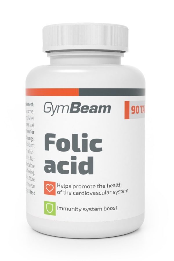 Folic Acid – Gymbeam 90 tbl. ODHADOVANÁ CENA: 2,95 EUR