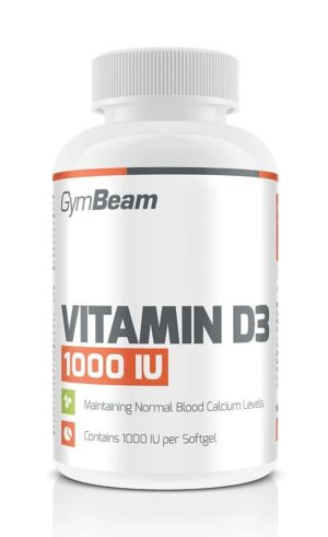 Vitamin D3 1 000 IU – GymBeam 120 kaps. odhadovaná cena: 4,95 EUR