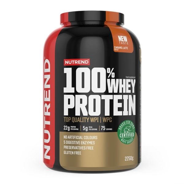 100% Whey Protein – Nutrend 2250 g Strawberry odhadovaná cena: 59,90 EUR