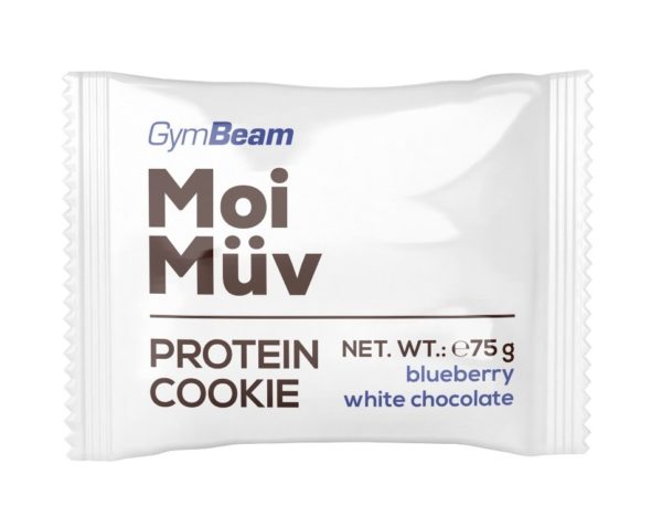 Moi Muv Protein Cookie – GymBeam 75 g Blueberry+White Chocolate ODHADOVANÁ CENA: 2,00 EUR