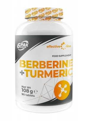 Berberine + Turmeric – 6PAK Nutrition 90 tbl. odhadovaná cena: 9,90 EUR