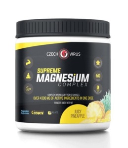 Supreme Magnesium Complex – Czech Virus 340 g Juicy Pineapple ODHADOVANÁ CENA: 24,90 EUR