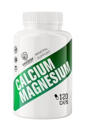 Calcium+Magnesium – Swedish Supplements 120 kaps. ODHADOVANÁ CENA: 12,90 EUR