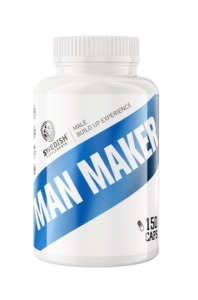 Man Maker – Swedish Supplements 150 kaps. ODHADOVANÁ CENA: 33,90 EUR