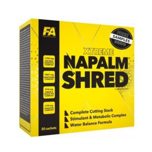 Xtreme Napalm Shred – Fitness Authority 30 sáčkov odhadovaná cena: 44,90 EUR