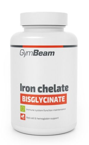 Iron Chelate Bisglycinate – GymBeam 90 kaps. odhadovaná cena: 5,90 EUR