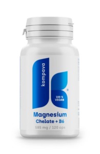 Magnesium Chelate + B6 – Kompava 120 kaps. ODHADOVANÁ CENA: 14,90 EUR