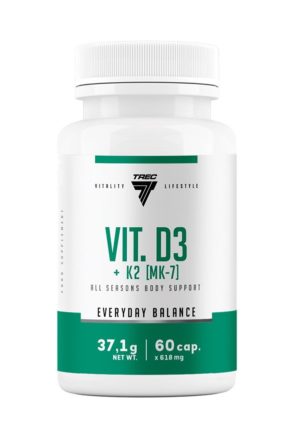 Vitamin D3 K2 (MK-7) – Trec Nutrition 60 kaps. odhadovaná cena: 14,90 EUR