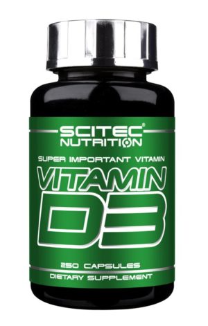 Vitamin D3 – Scitec Nutrition 250 kaps. odhadovaná cena: 14,90 EUR