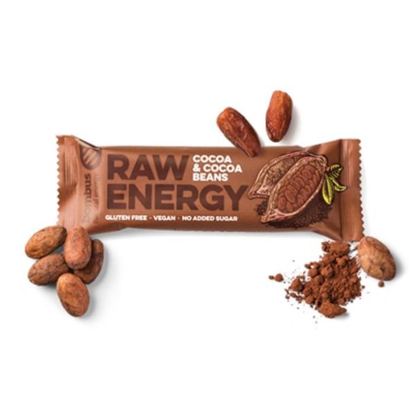 BOMBUS Raw energy 50 g kokos kakao ODHADOVANÁ CENA: 0.95 EUR