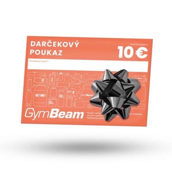 GymBeam Darčekový poukaz odhadovaná cena: 20 EUR